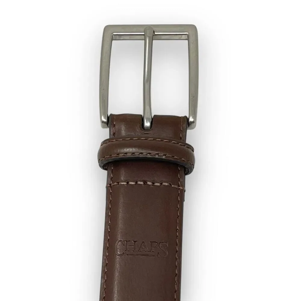 Chaps Brown Leather Belt Men’s Size 38